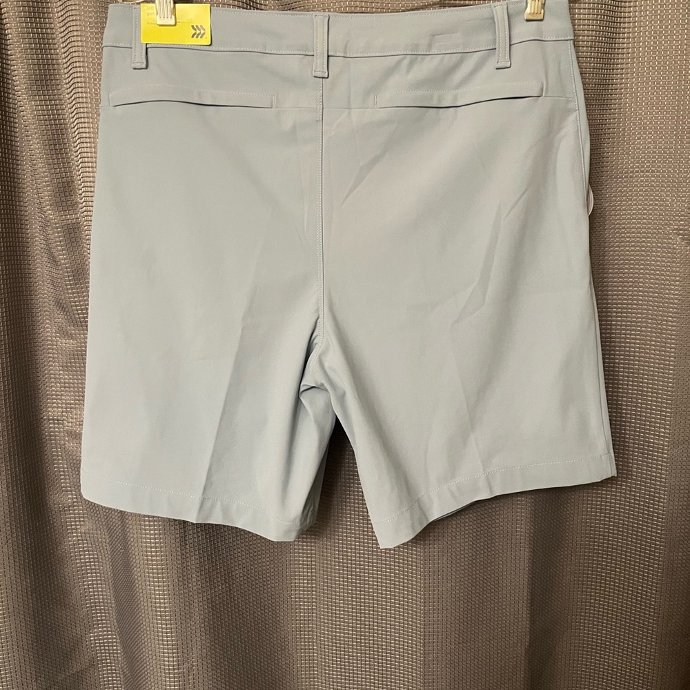 All in Motion Men's Baby Blue Flat Front Shorts